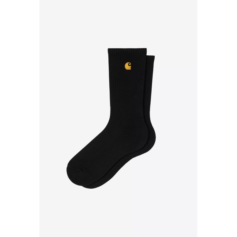 CARHARTT CHASE SOCKS BLACK/GOLD I036747 1