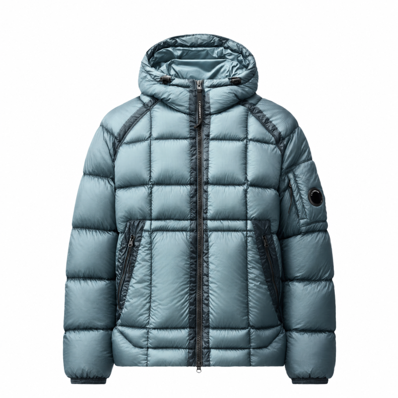 C.P.COMPANY DD-SHELL PUFFER JACKET ORION BLUE 21CMOW702A 110416A
