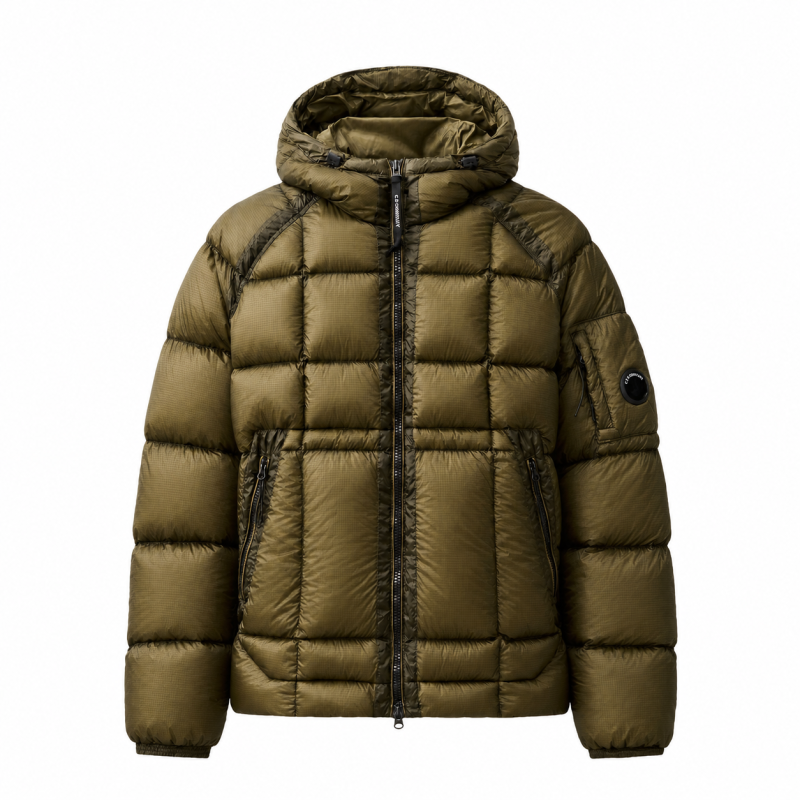C.P.COMPANY DD-SHELL PUFFER JACKET IVY GREEN 21CMOW702A 110416A