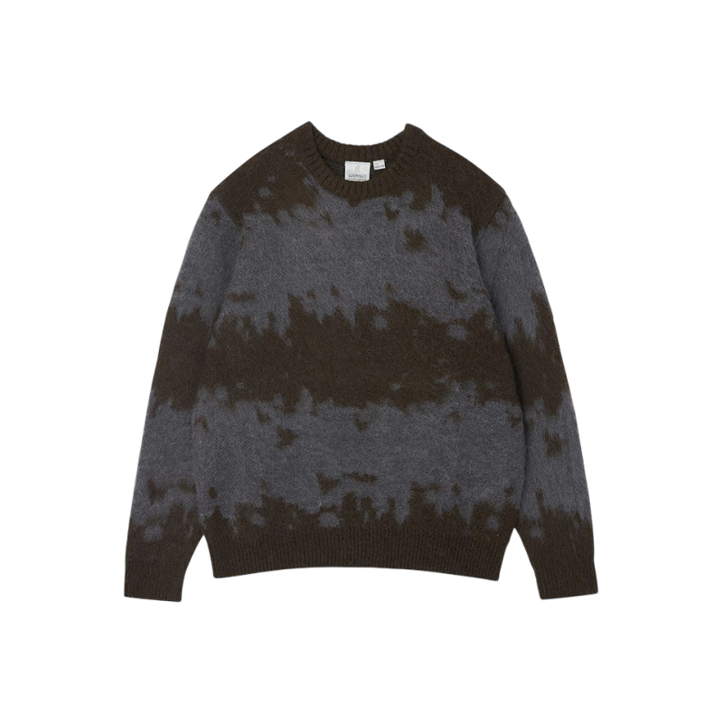 GRAMICCI MOHAIRE SWEATEUR MARRON/BLEU G6FM-J037