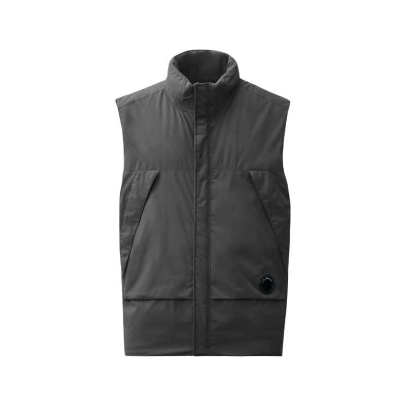 C.P company PRO-TEK PRIMALOFT SILVER HOODED GILET 21CMVE005A110264A985