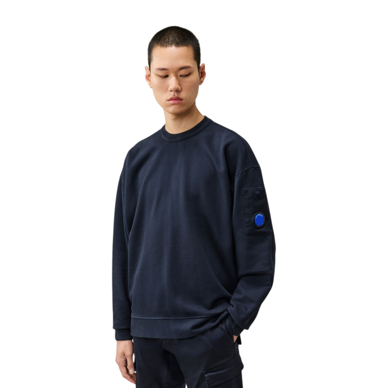 C.P company BRUSHED AND EMERIZED FLEECE SWEATSHIRT RCFCMSS718006372G