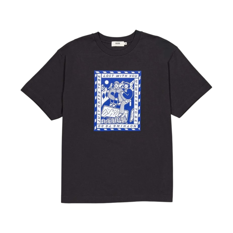 OLOW T-SHIRT LOST WITH YOU NOIR CARBONE LTWY
