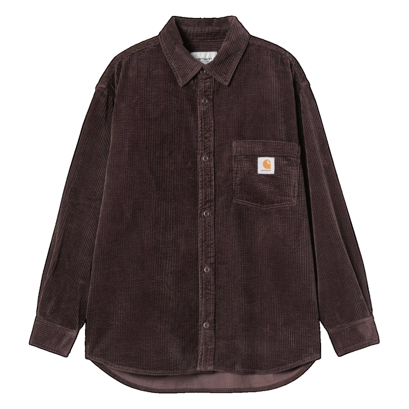 CARHARTT CHEMISE VELOUR LOYD SHIRT RINSED I037059 1